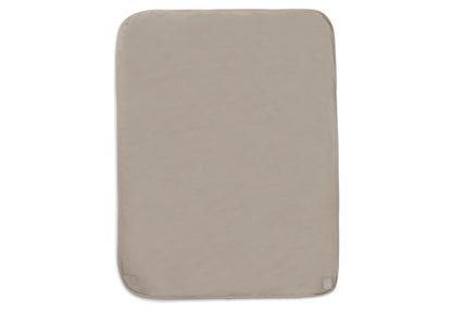 Couverture Berceau 75x100cm Basic Jersey/Sherpa Sand