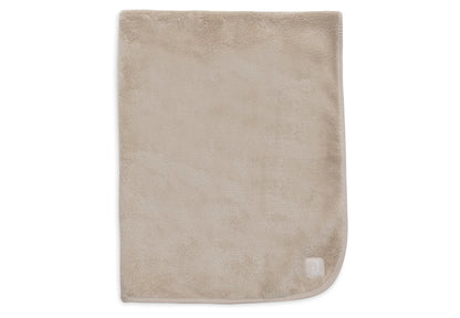 Couverture Berceau 75x100cm Basic Jersey/Sherpa Sand