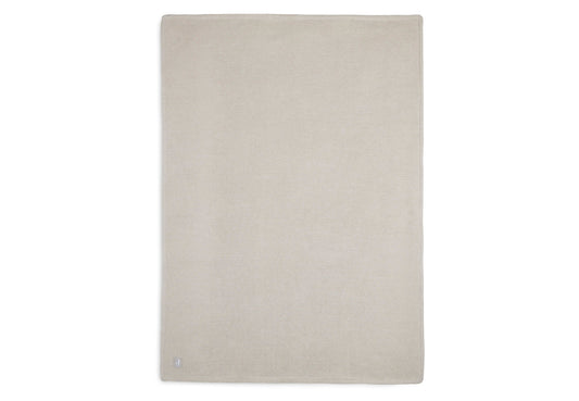 Couverture Berceau 75x100cm Basic Knit - Nougat/Fleece