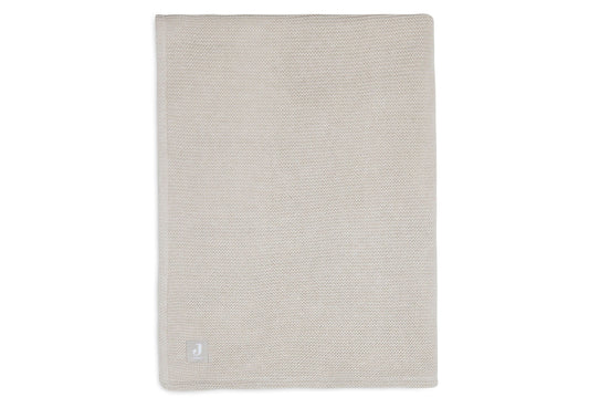 Couverture Berceau 75x100cm Basic Knit - Nougat/Fleece