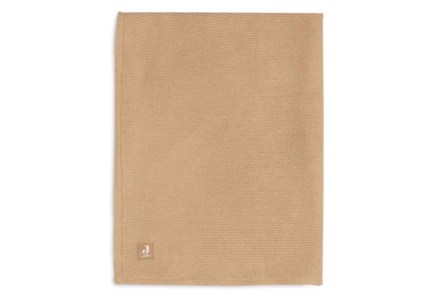 Couverture Berceau 75x100cm Basic Knit - Biscuit/Fleece