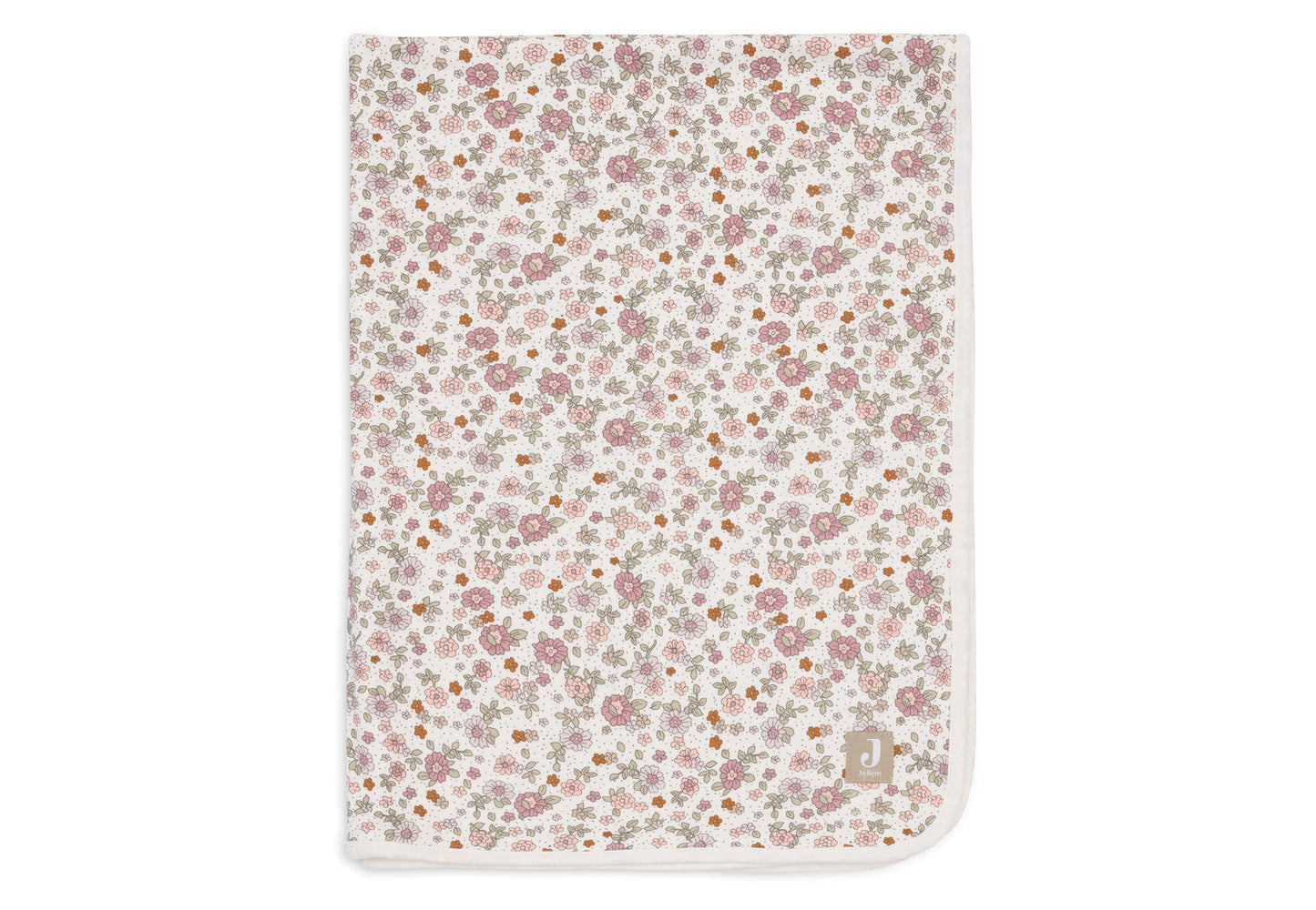 Couverture Berceau Jersey 75x100cm - Retro Flowers
