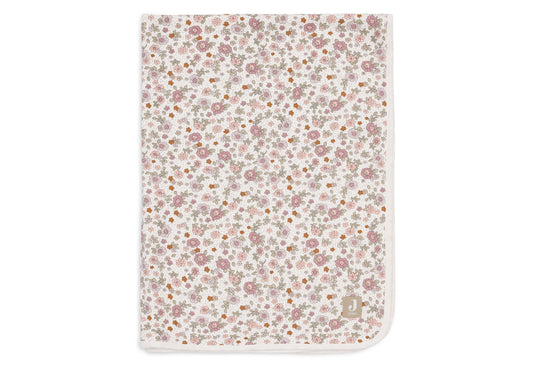Couverture Berceau Jersey 75x100cm - Retro Flowers