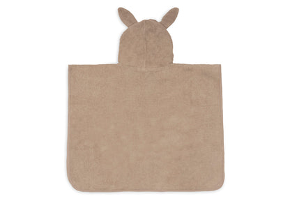 Poncho de bain Éponge Jollein - Milky Coffee - détail