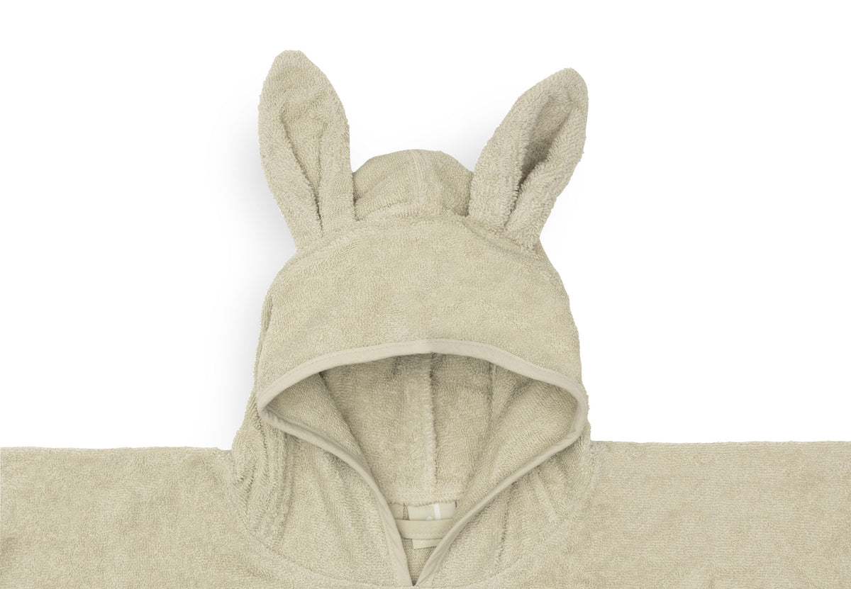 Poncho de bain Éponge Jollein - Soft Matcha - détail