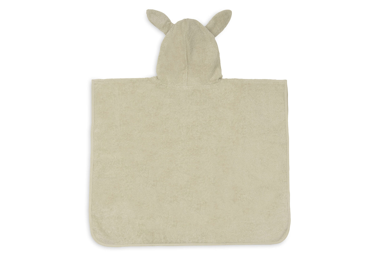 Poncho de bain Éponge Jollein - Soft Matcha - détail