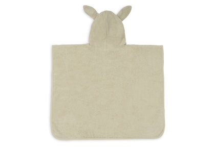 Poncho de bain Éponge Jollein - Soft Matcha - détail