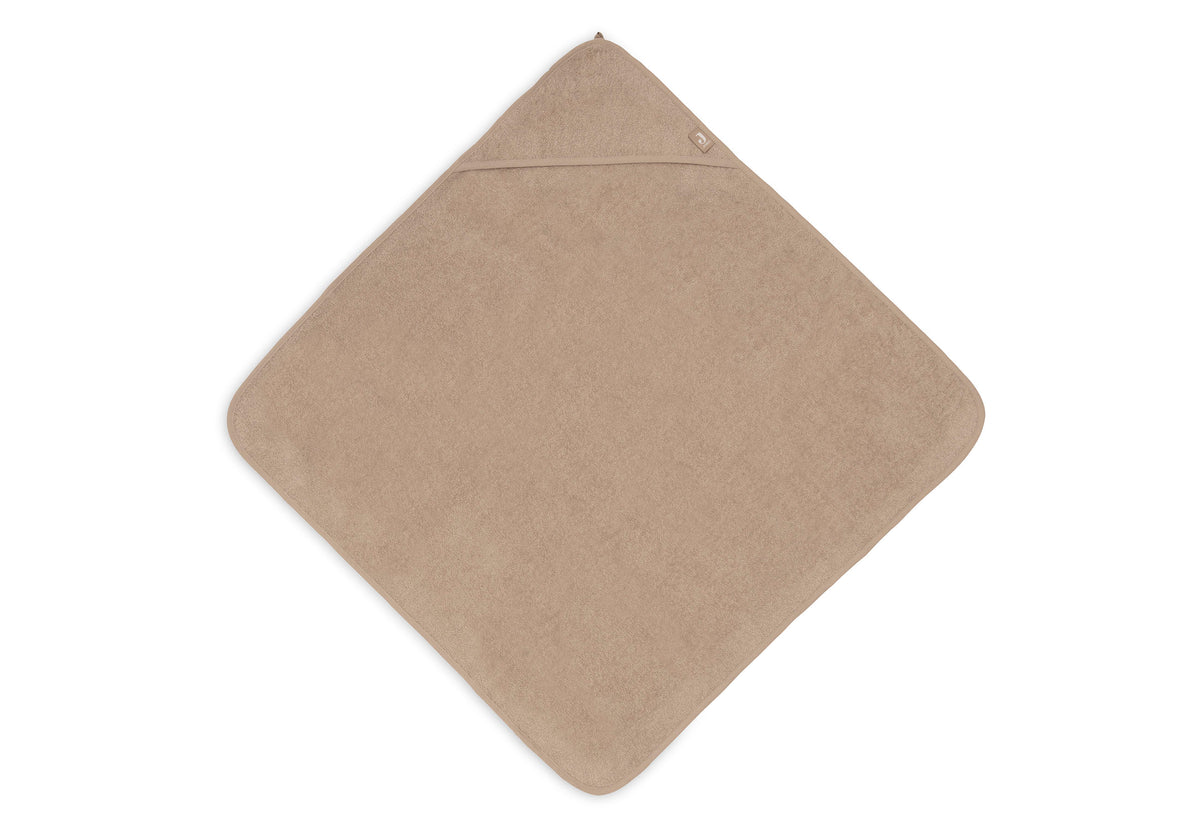 Cape de bain Éponge 75x75cm Jollein - Milky Coffee