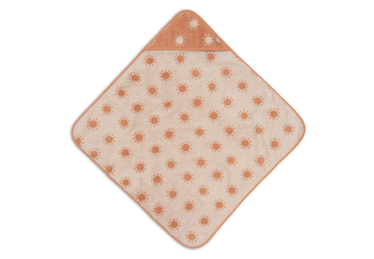 Cape de Bain Éponge 75x75cm Jacquard Jollein - Sun
