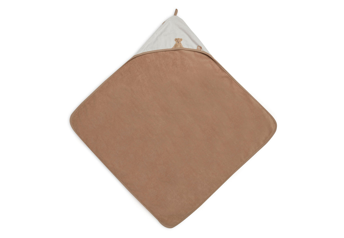Cape de Bain 75x75cm Jollein - Teddy Bear - GOTS