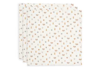 Lange gaze de Coton Small 70x70cm Jollein - Jollies - 3 Unités