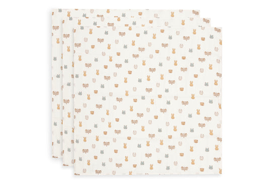 Lange gaze de Coton Small 70x70cm Jollein - Jollies - 3 Unités