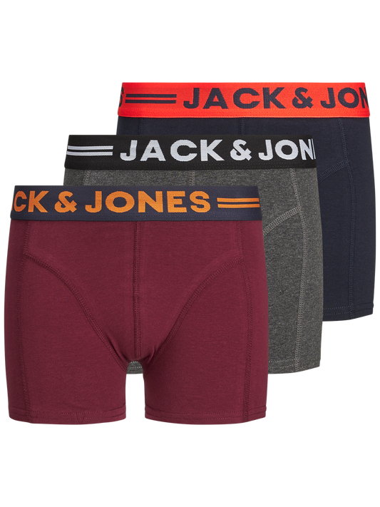Troncs-Jack&jones kids-JACLICHFIELD TRUNKS 3 PACK NOOS JNR