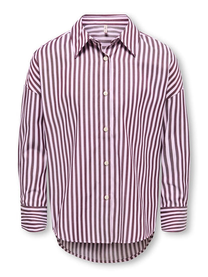 Chemise-Kids only girl-KOGVESPER L/S LOOSE SHIRT VD WVN