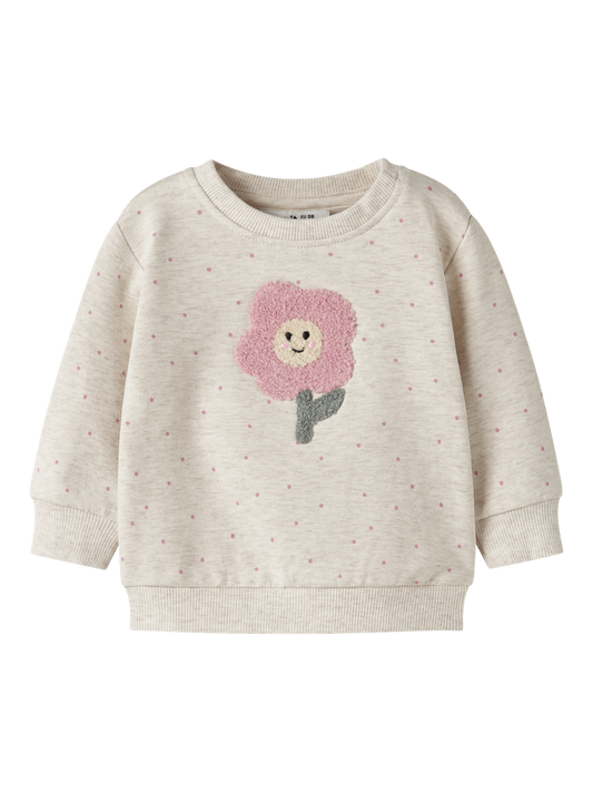 Sweat-shirt-Name it baby-NBFLUELLE LS SWEAT BRU
