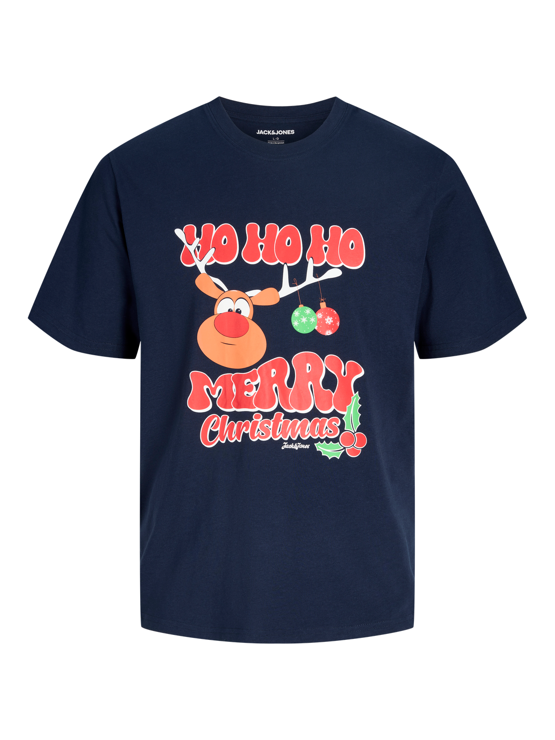 T-shirt-Jack&jones junior-JJXMAS FUN TEE SS CREW NECK JNR