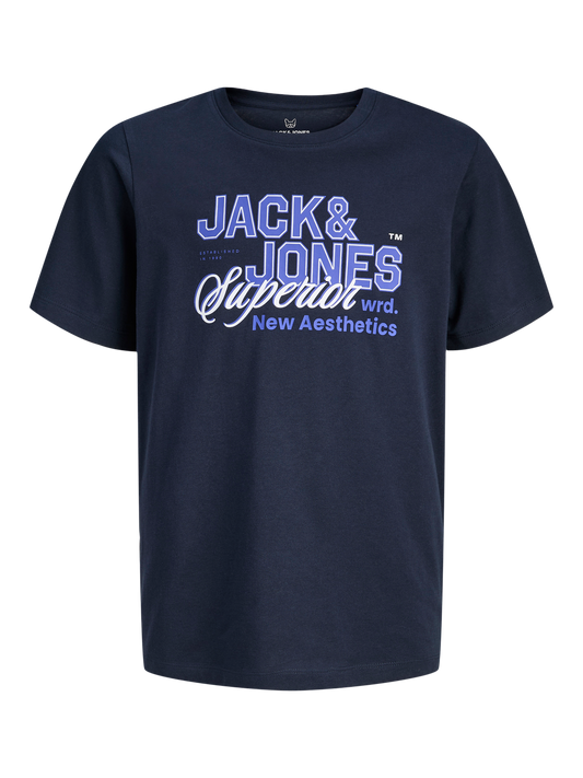 T-shirts Jack&jones mini Jjelogo tee ss o-neck 2col ss26 noos mni