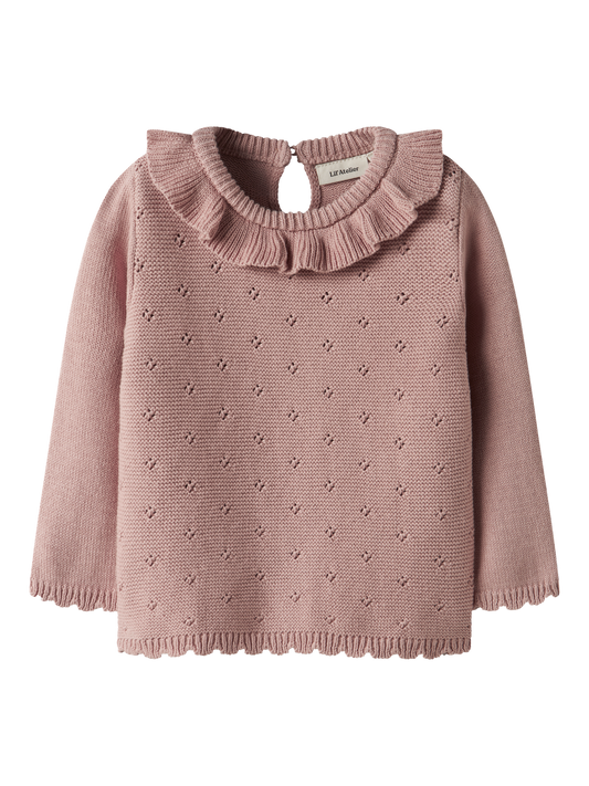 Haut en tricot Lil' atelier mini Nmflaguna ls knit lil noos
