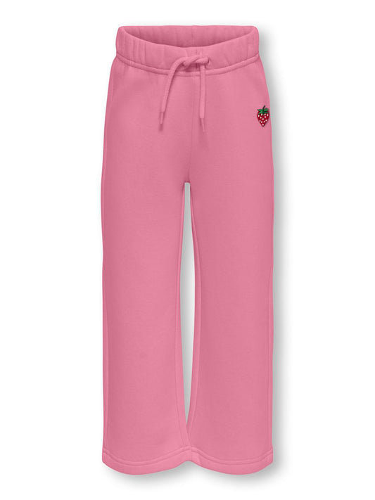 Pantalons de survêtement-Kids mini girl-Kmgsweat emb wide pant vd swt