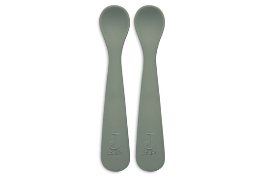 Cuillère souple Silicone - Ash Green - 2 Unités