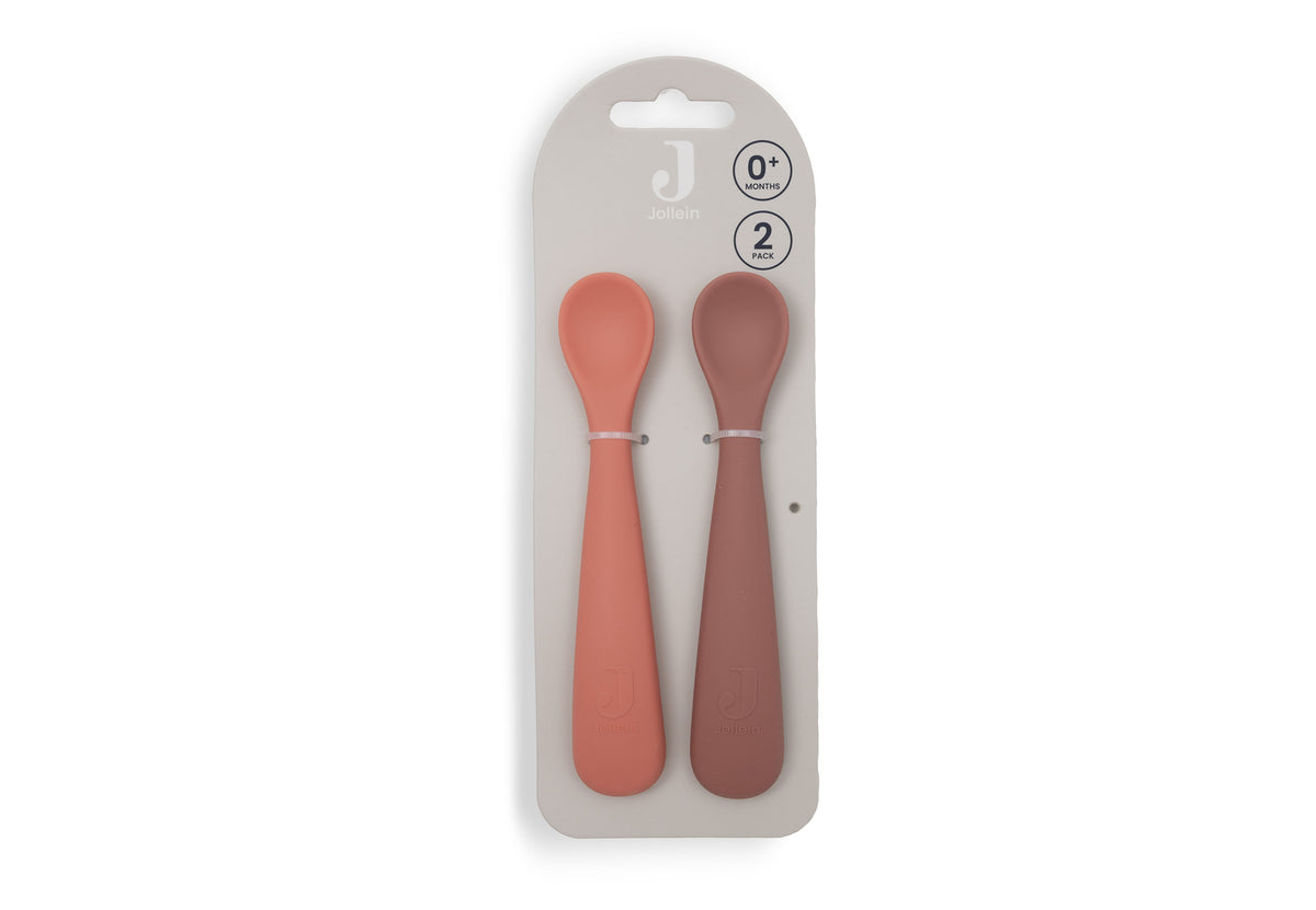 Cuillère Souple Silicone Jollein - Blush Shades - 2 Unités - détail