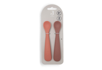 Cuillère Souple Silicone Jollein - Blush Shades - 2 Unités - détail
