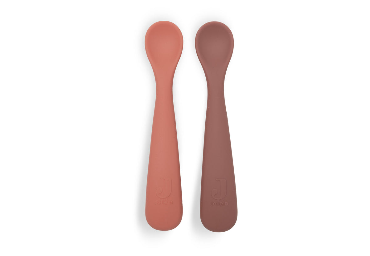 Cuillère Souple Silicone Jollein - Blush Shades - 2 Unités