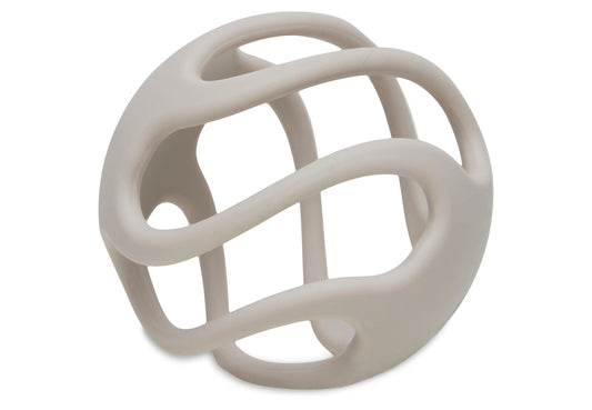 Anneau de dentition Balle Silicone Ø 9,5cm Silicone - Nougat