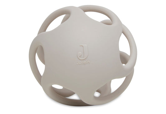 Anneau de dentition Balle Silicone Ø 9,5cm Silicone - Nougat