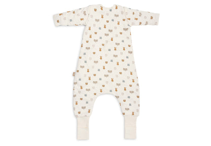 Gigoteuse à pieds avec Manches Amovibles 104/110cm Jollies Jollein - Sand - détail