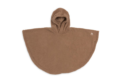 Poncho Teddy Fleece Jollein - Dark Hazel