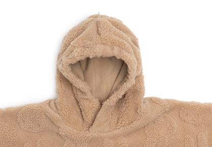 Poncho Miffy Jacquard Teddy Jollein - Biscuit - détail