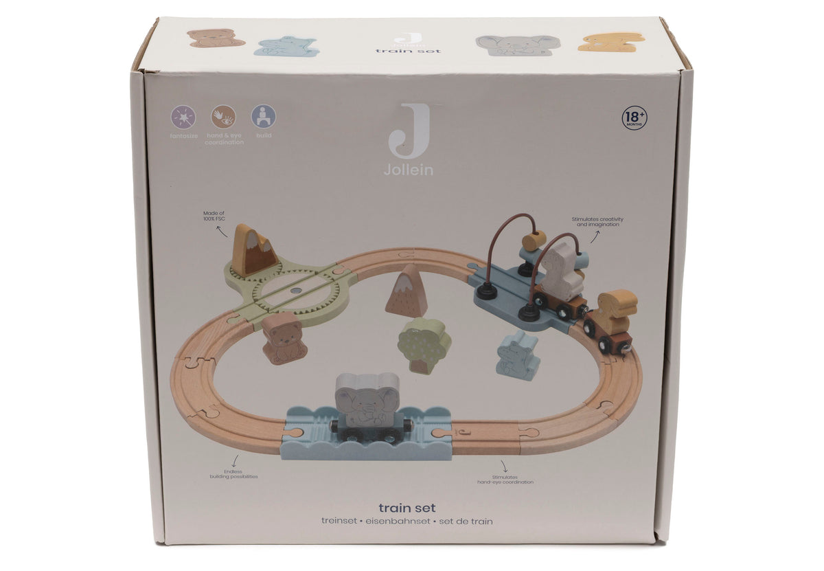 Set de Train en bois Jollein - Jollies - détail