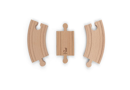 Set de Train en bois Jollein - Jollies - détail