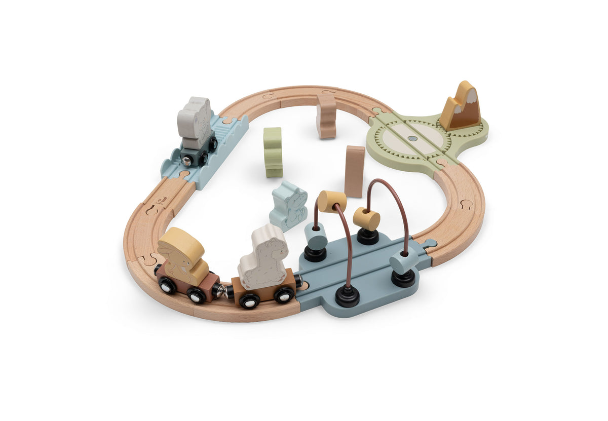 Set de Train en bois Jollein - Jollies - détail