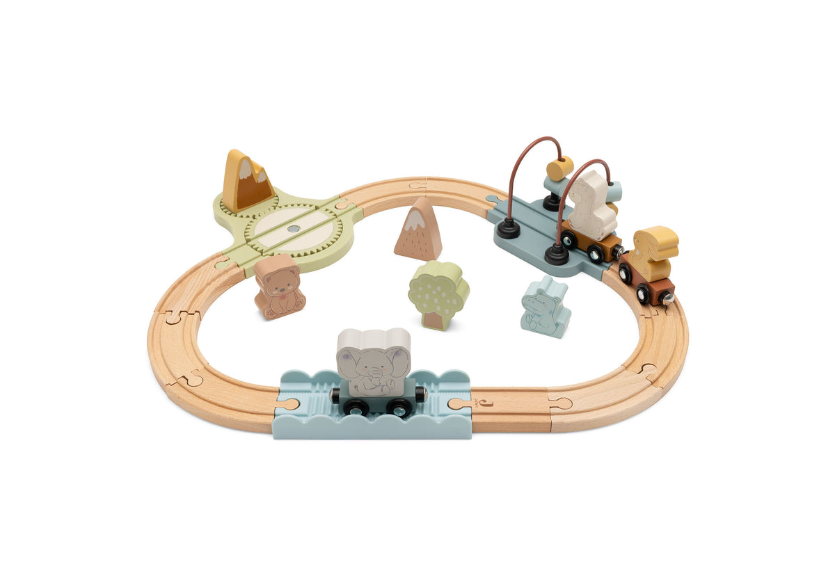 Set de Train en bois Jollein - Jollies