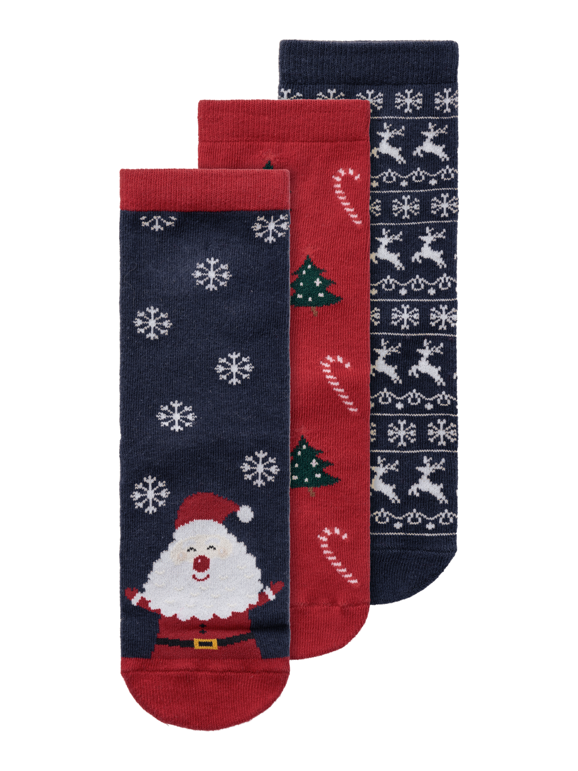 Chaussettes Name it mini Nmnrichristmas 3p sock