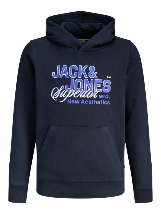 Sweat-shirt Jack&jones mini Jjelogo sweat hood 2 col 25/26 noos mni