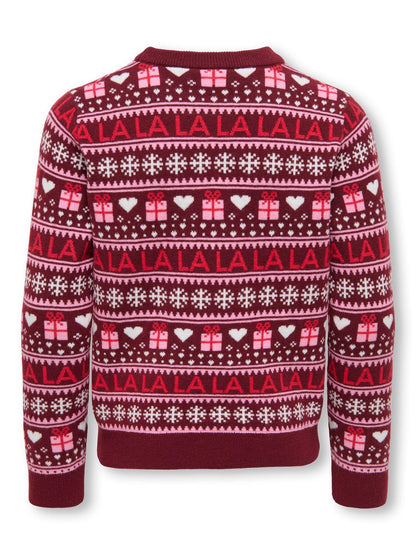 Pull-over col rond fille Kids Only Girl - Xmas