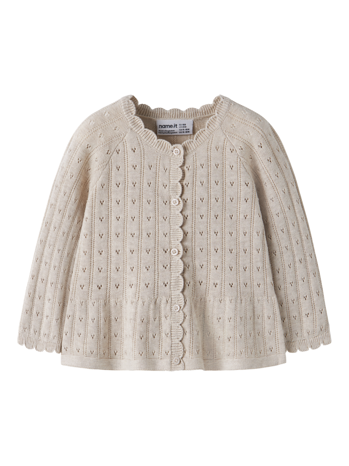 Cardigan en maille bébé fille Name It Baby - Oxenia