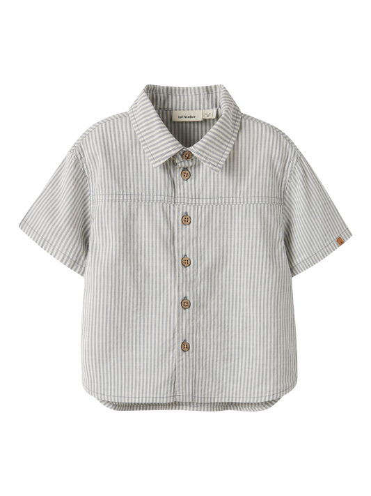 Chemises-Lil' atelier mini-Nmmdarko ss loose shirt lil
