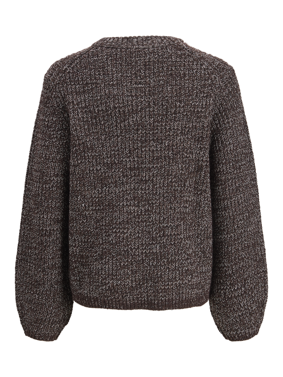 Pull-over col rond fille JJXX - Gloria Brun café