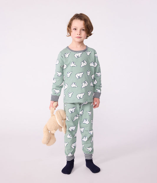 Pyjama garçon en molleton PETIT BATEAU ours