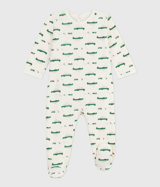 Dors-bien mixte en molleton PETIT BATEAU croco
