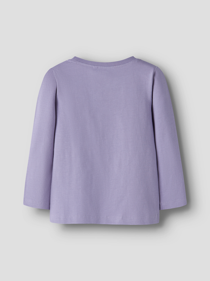 T-shirt manches longues boxy fille enfant Name It Mini - Onelia