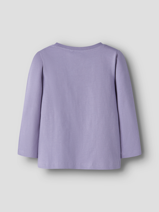 T-shirt manches longues boxy fille enfant Name It Mini - Onelia