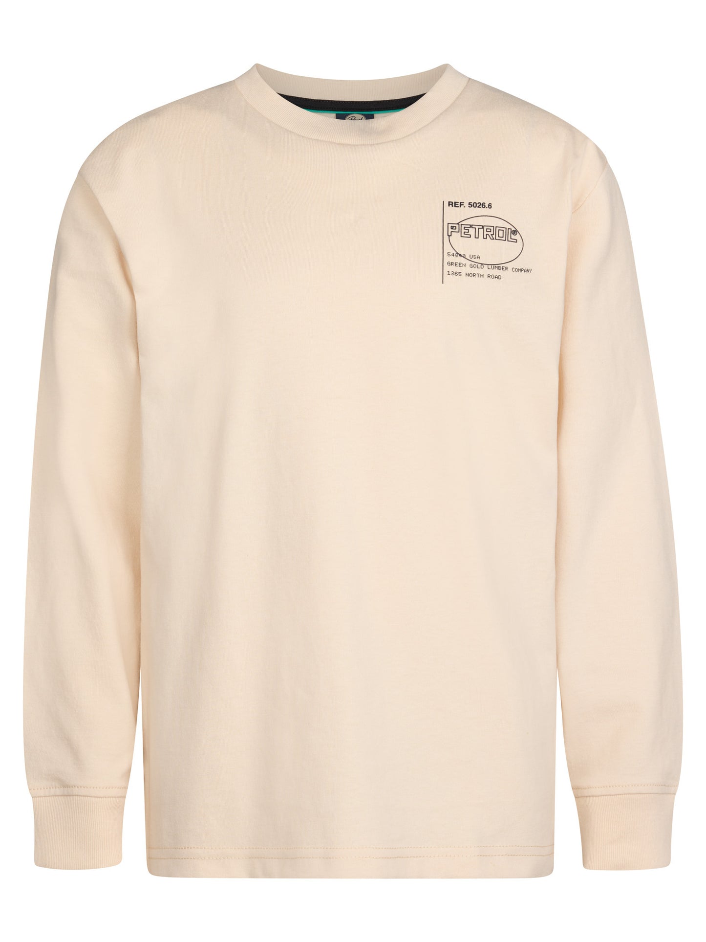 T-Shirt LS Classic Print PETROL INDUSTRIES B-3050-TLR631