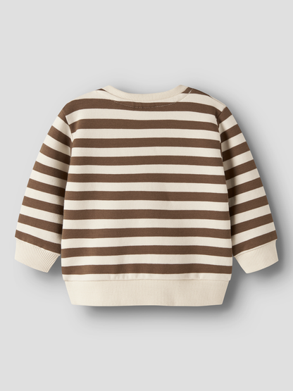 Sweat-shirt manches longues bébé garçon Name It Baby - Rafan Brun sépia