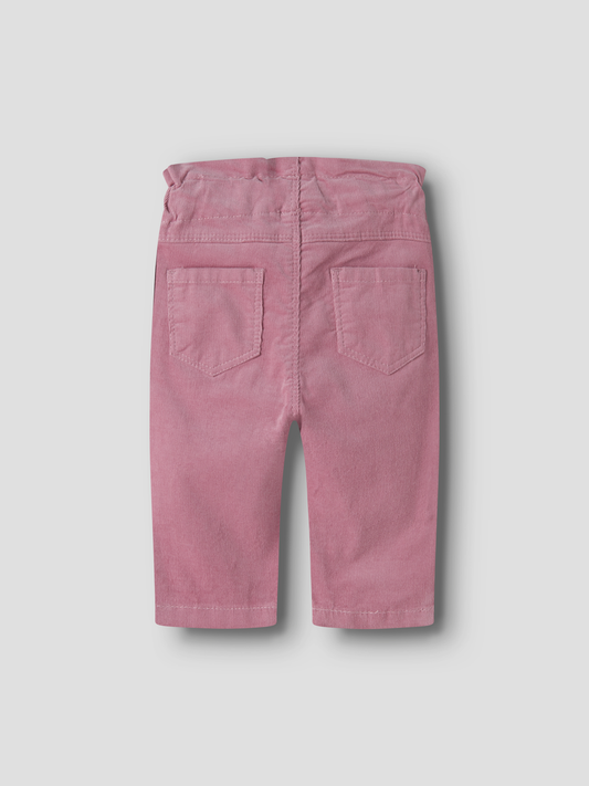 Pantalon en velours côtelé bébé fille Name It Baby - Rose