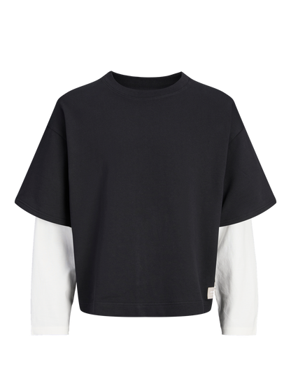 Sweat-Jack&jones junior-JCOECHO DOUBLE LAYERED SWEAT CN JNR